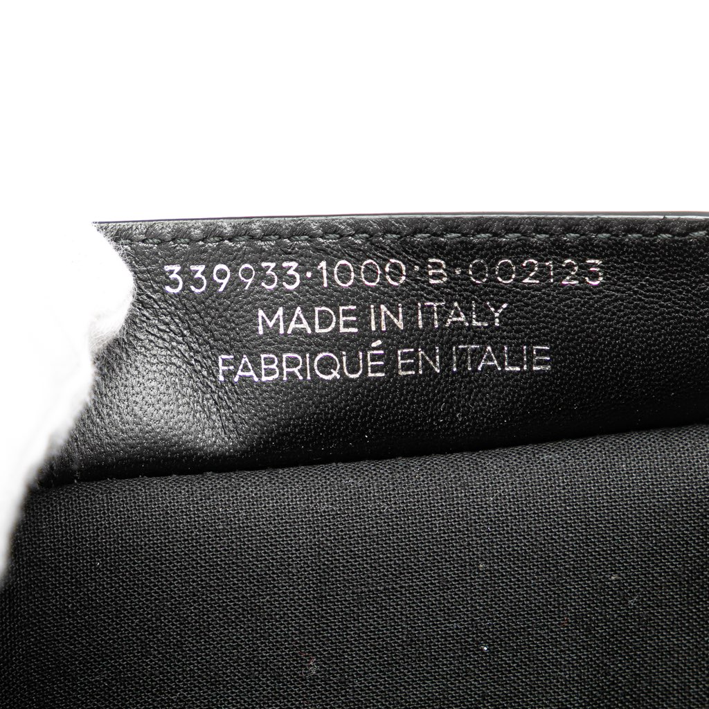 Balenciaga Calfskin Perforated Navy Cabas S Tote - Detail 1