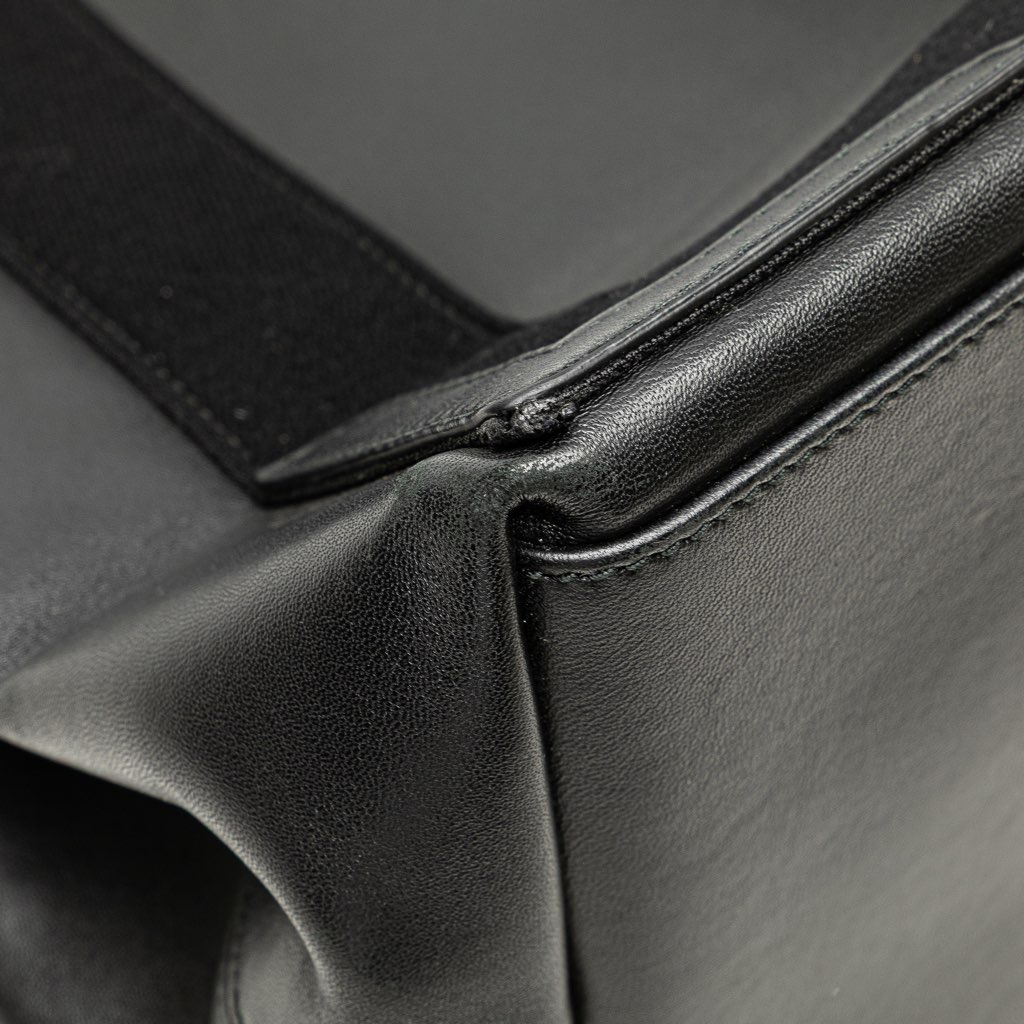 Balenciaga Calfskin Perforated Navy Cabas S Tote - Image 11