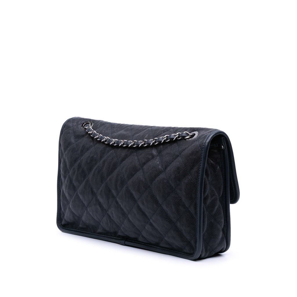 Chanel Medium Quilted Calfskin French Riviera Flap - 2