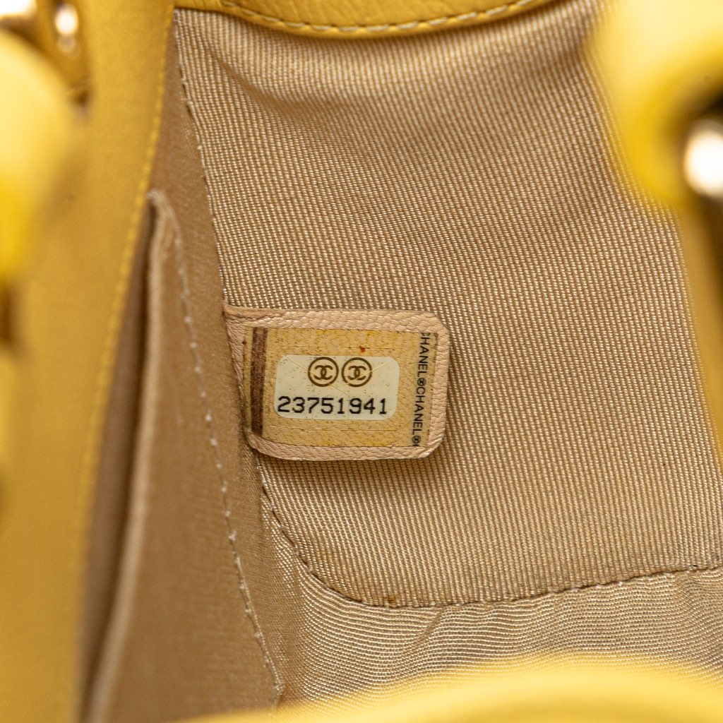 Chanel Mini Calfskin Label Click Shopping Tote - Detail 1