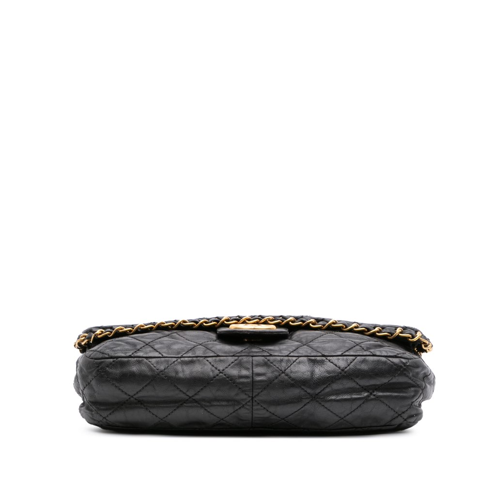 Chanel Medium Quilted Aged Calfskin Chain Me Flap - Image 6