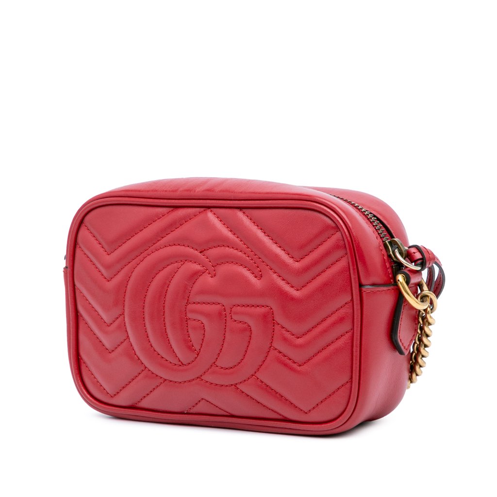 Gucci Mini GG Marmont Matelasse Leather Crossbody - 2