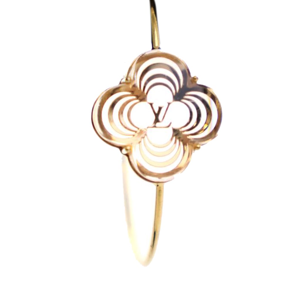 Louis Vuitton Gold Plated Resin A La Folie Hoop Earrings - 2