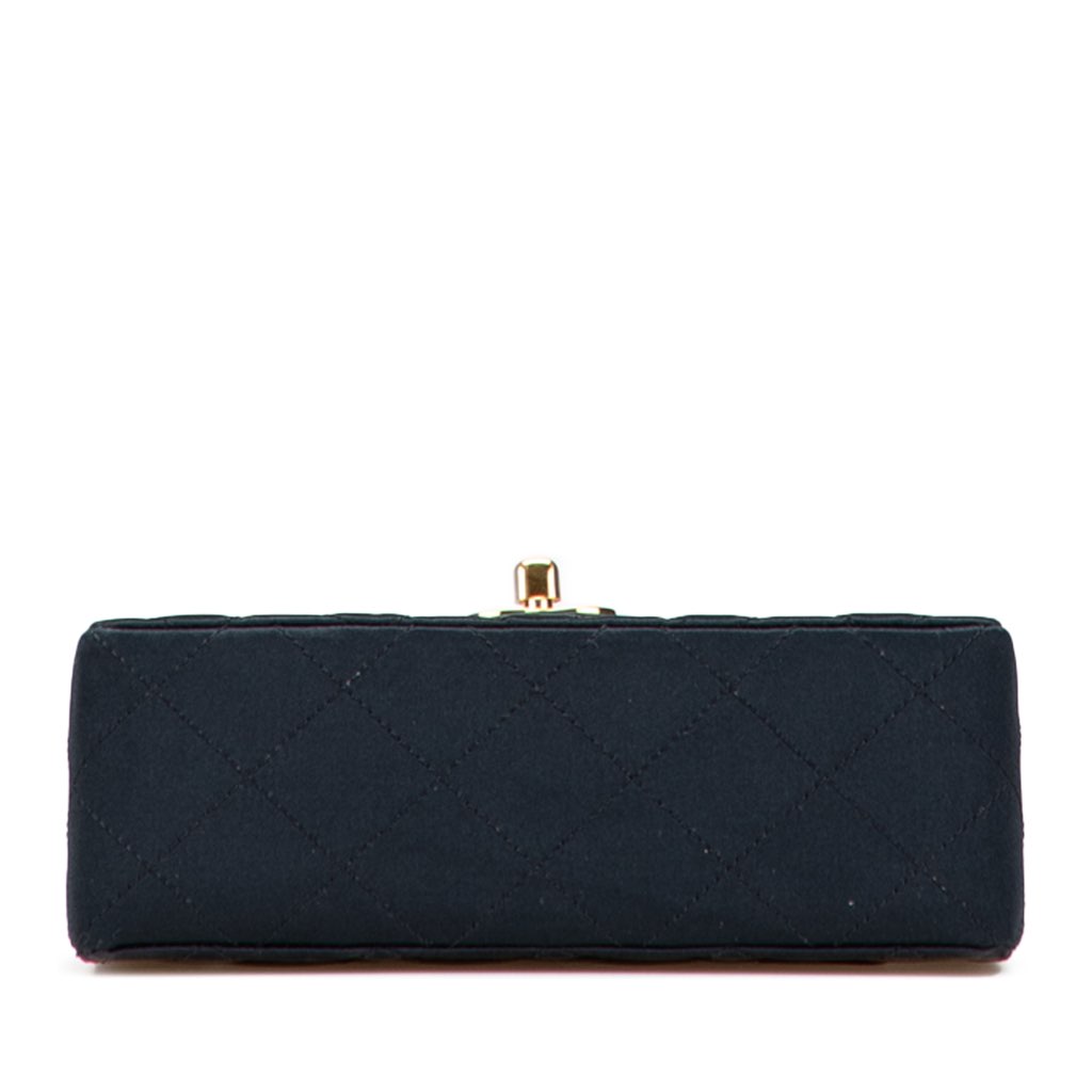 Chanel Mini Square Quilted Satin Single Flap - Image 6