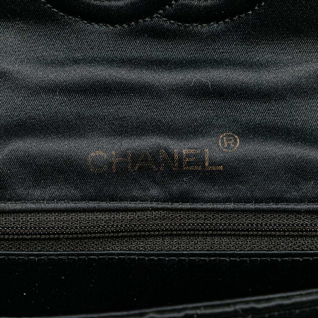 Chanel Mini Square Quilted Satin Single Flap - Side view