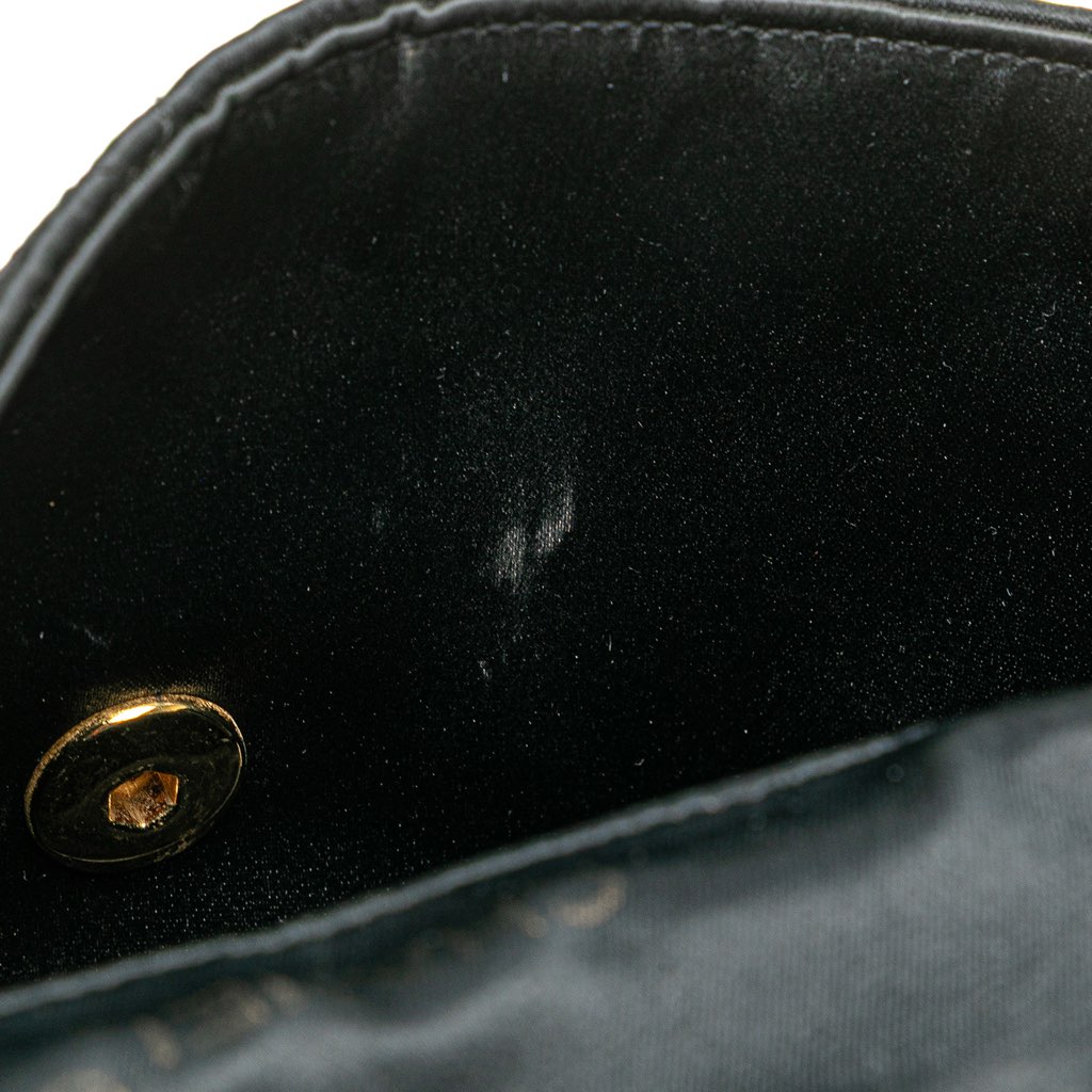 Chanel Mini Square Quilted Satin Single Flap - Image 10