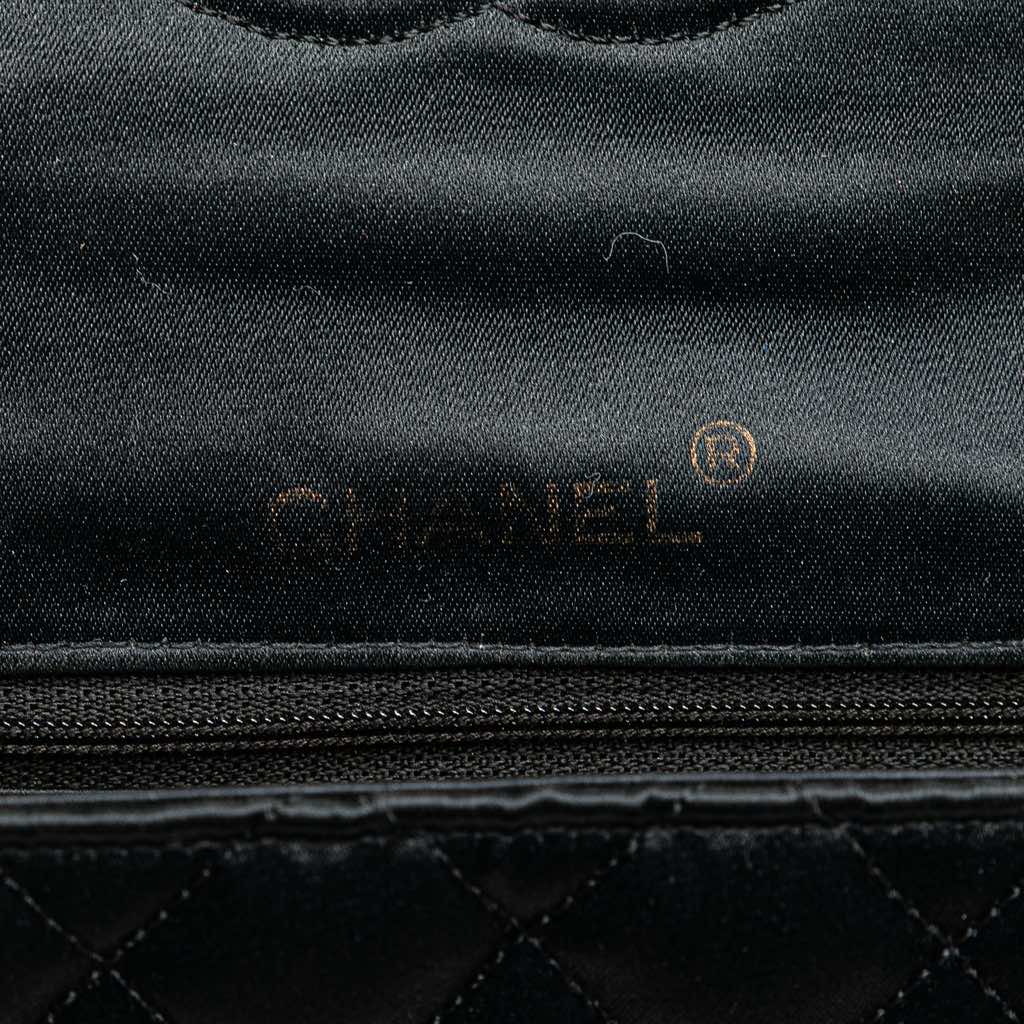 Chanel Mini Square Quilted Satin Single Flap - Image 11