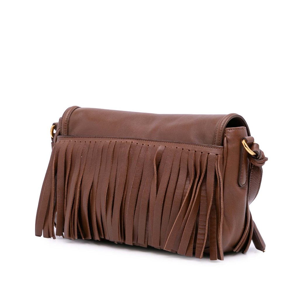 Prada Nappa Fringe Crossbody - 2