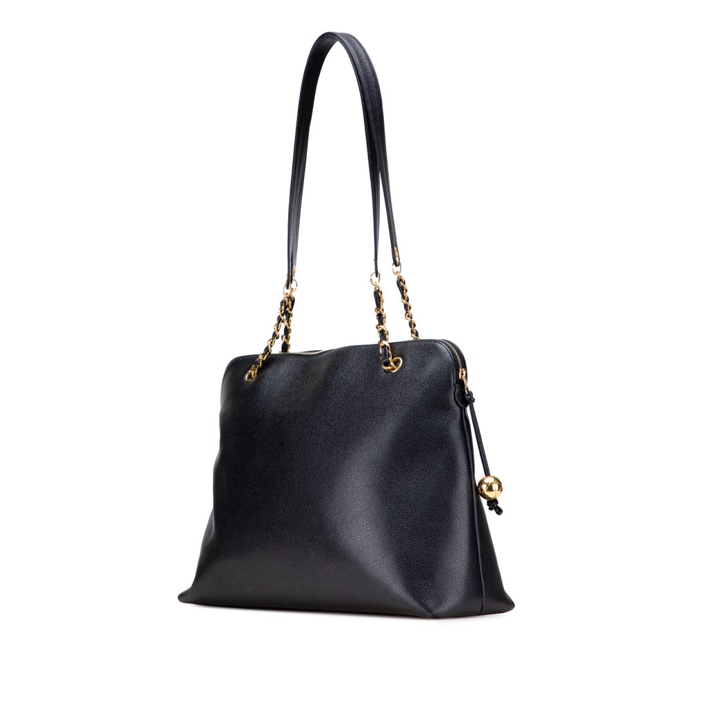 Chanel CC Caviar Chain Tote - 2