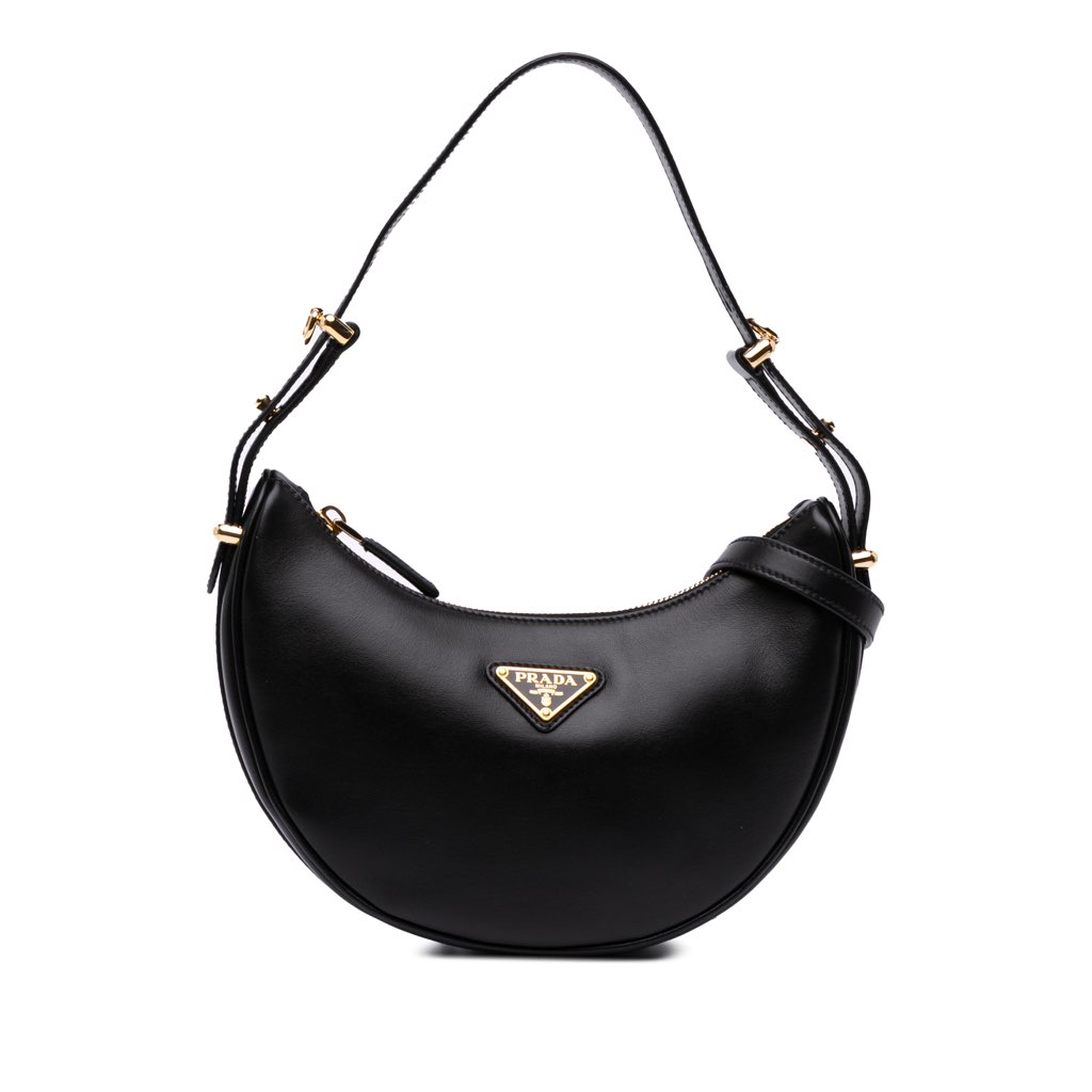 Prada Small Soft Calf Arque Satchel