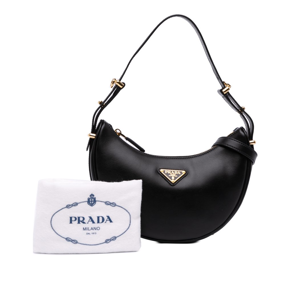 Prada Small Soft Calf Arque Satchel - Image 15