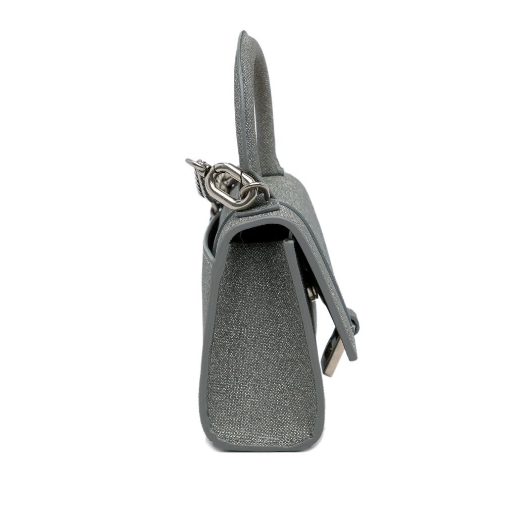 Balenciaga Mini Glitter Hourglass Satchel - 4