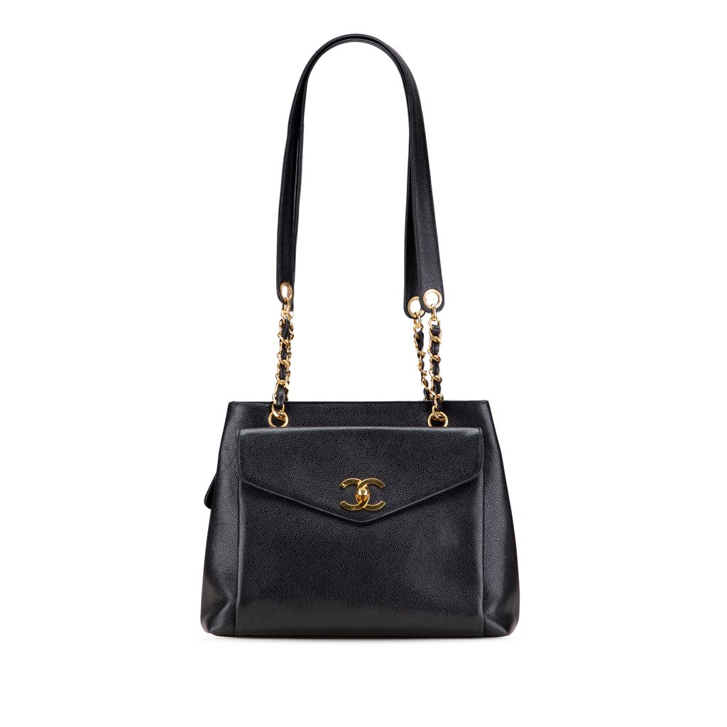 Chanel CC Caviar Shoulder Bag