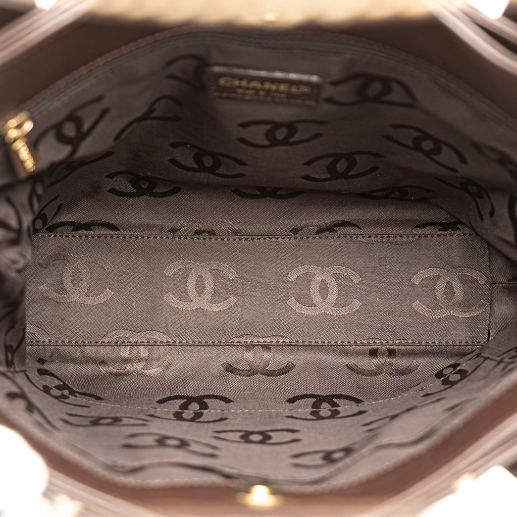 Chanel Small CC Calfskin Surpique Tote - 4