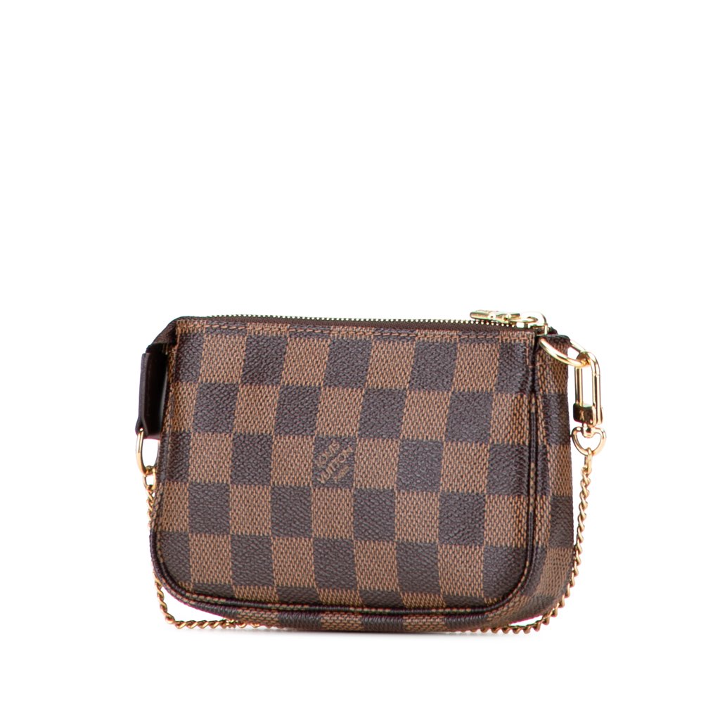Louis Vuitton Damier Ebene Trunks and Bags Mini Pochette Accessoires - Back view