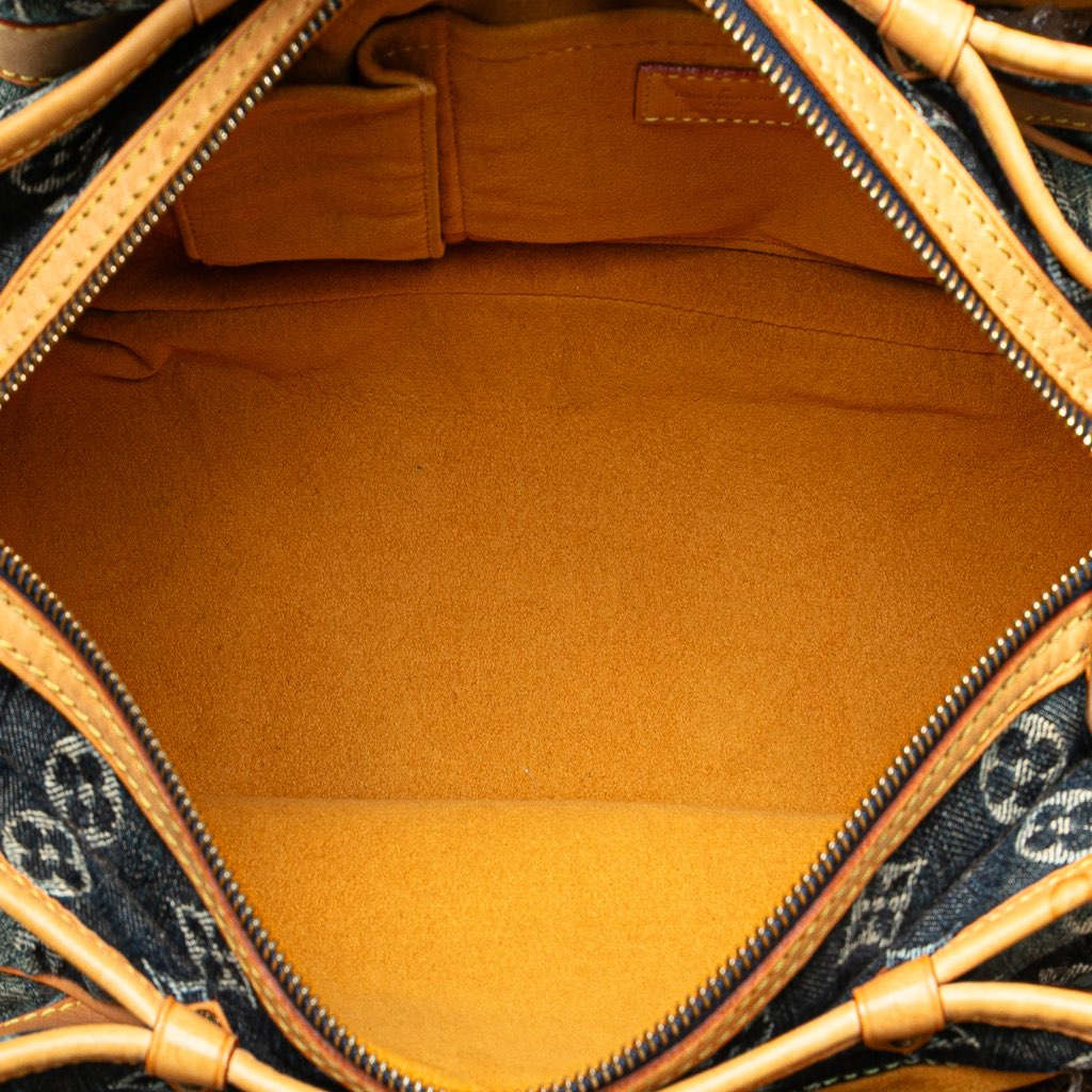 Louis Vuitton Monogram Denim Porte Epaule Raye Cabas MM - 4