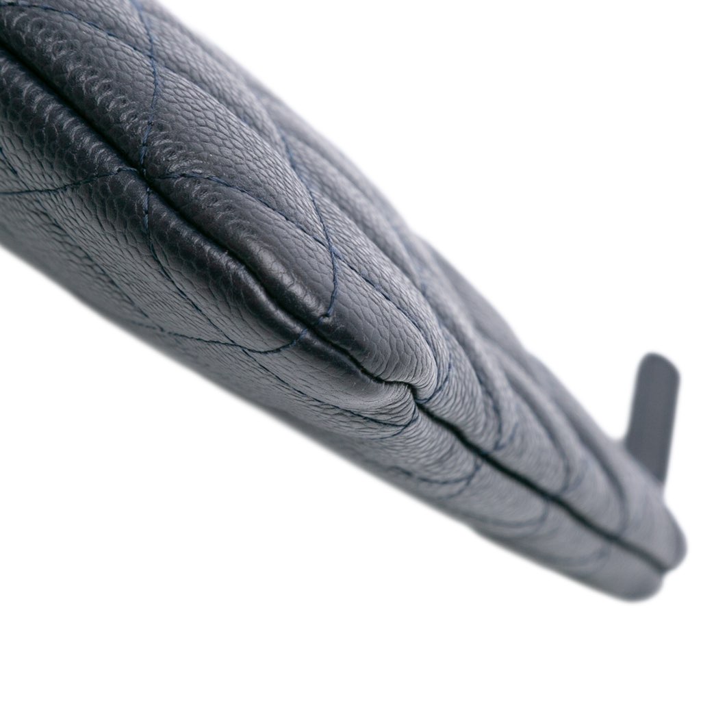 Chanel Medium Quilted Caviar O Case Clutch - Image 11