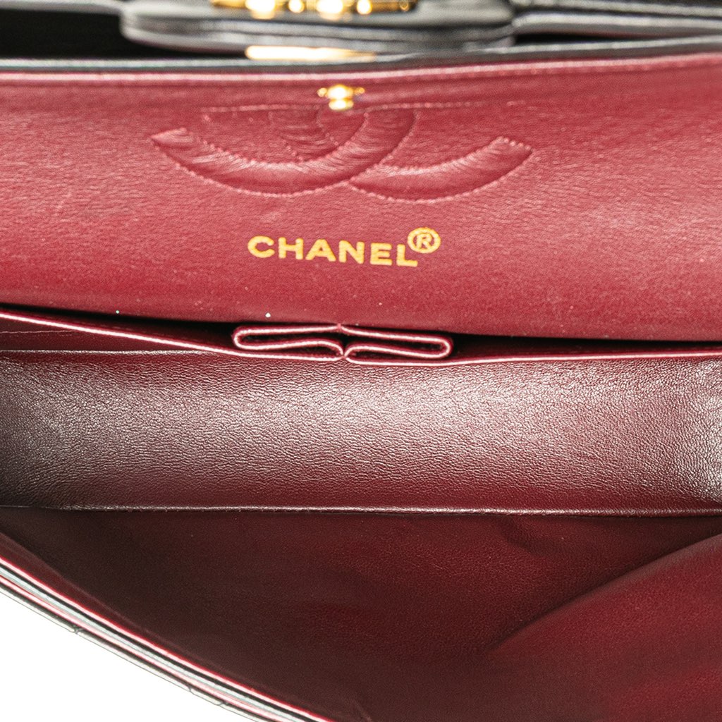 Chanel Medium Classic Lambskin Double Flap - 4