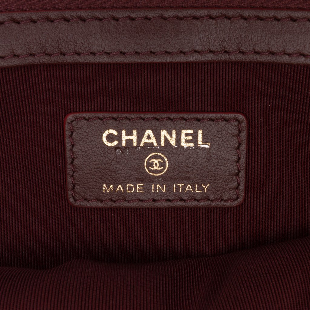 Chanel Paris Hamburg Medium Quilted Wool Coco Sailor Charms O Case Clutch - 5