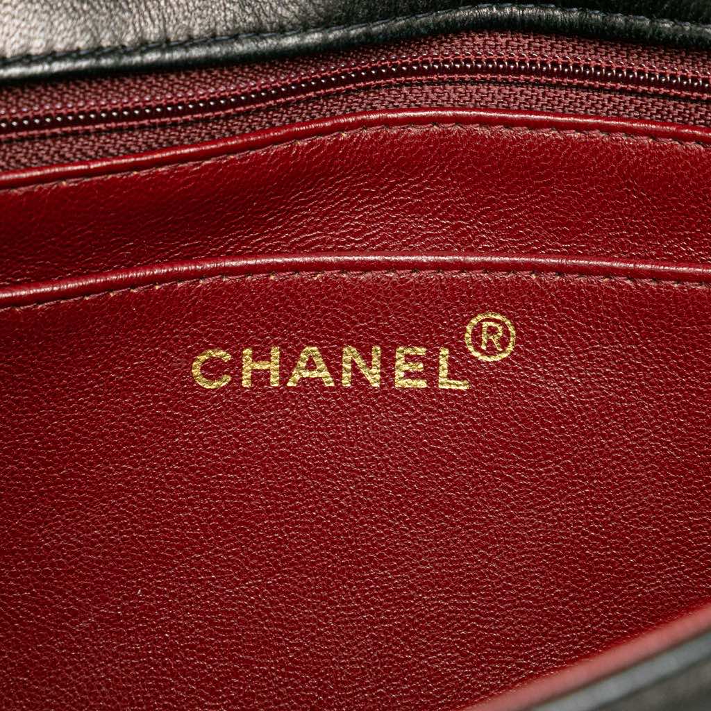 Chanel Medium Lambskin Diana Flap - Side view