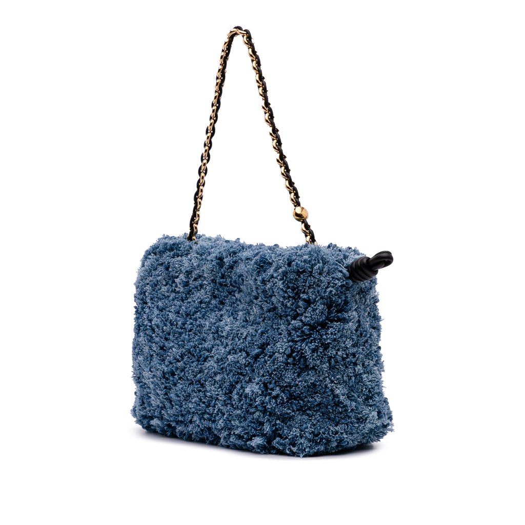 Loewe Medium Denim Flamenco Purse - 2