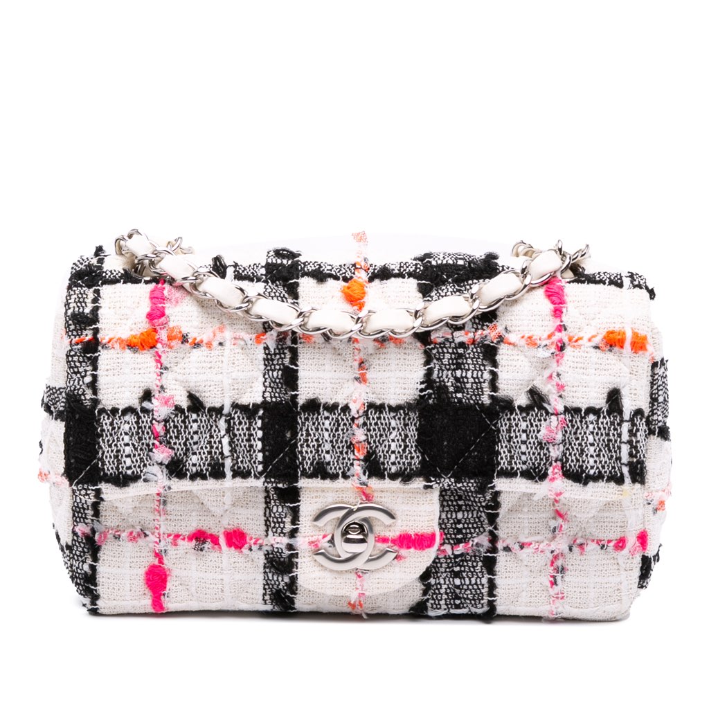 Chanel Mini Rectangular Classic Tweed Single Flap