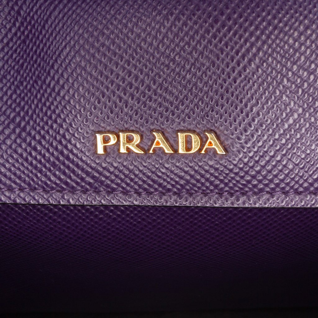Prada Medium Saffiano Cuir Double Satchel - 5