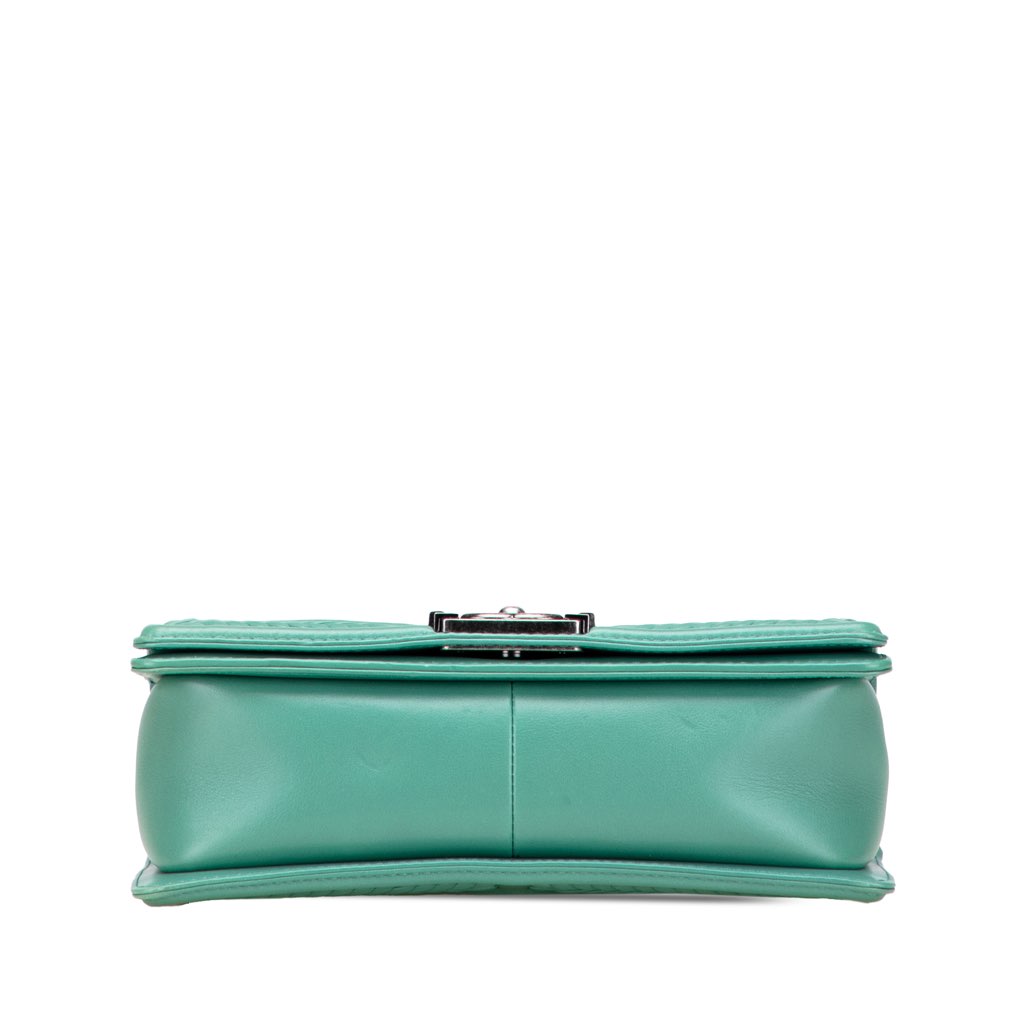 Chanel New Medium Braided Chevron Lambskin Boy Flap - Image 6