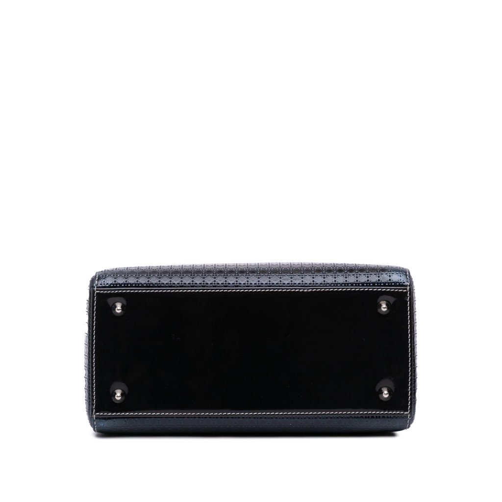 Dior Medium Ombre Metallic Patent Microcannage Lady Dior - Image 6