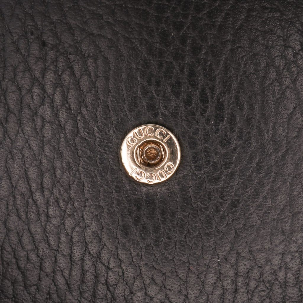 Gucci Leather Interlocking G Dollar Wallet on Chain - Detail 1