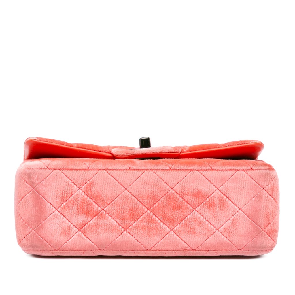 Chanel Mini Rectangular Classic Velvet Single Flap - Image 6