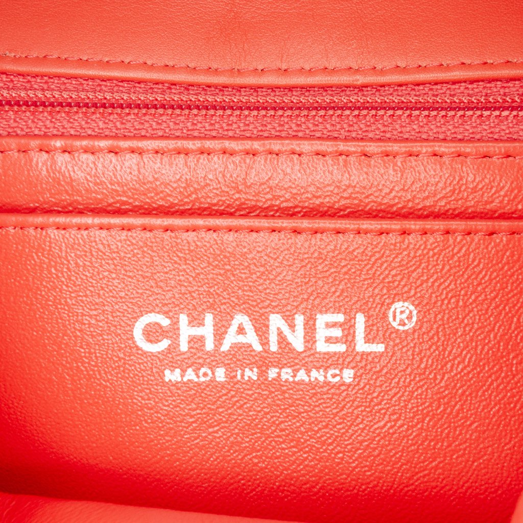 Chanel Mini Rectangular Classic Velvet Single Flap - Side view