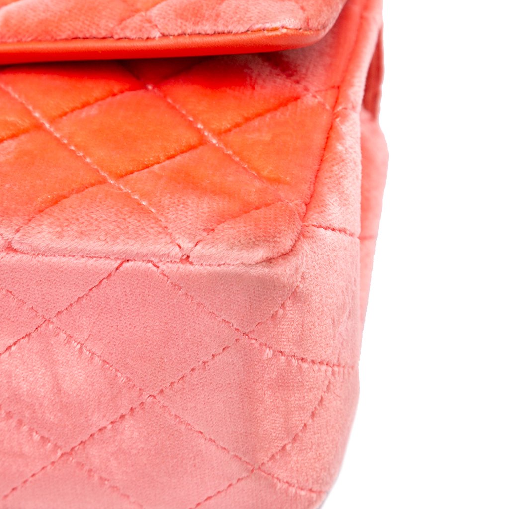 Chanel Mini Rectangular Classic Velvet Single Flap - Image 10