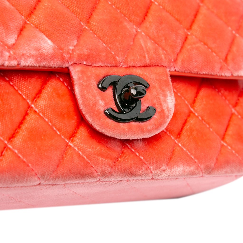 Chanel Mini Rectangular Classic Velvet Single Flap - Image 11