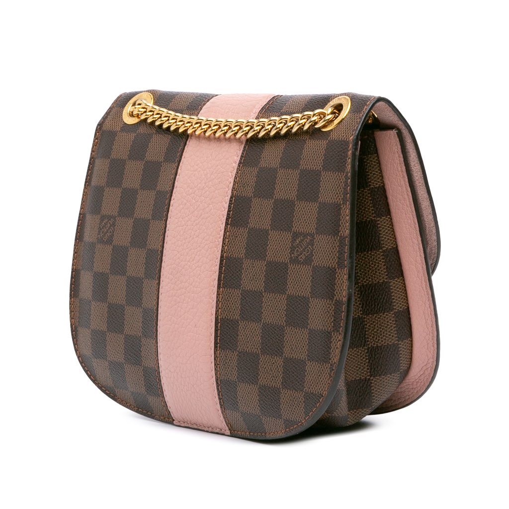 Louis Vuitton Damier Ebene Cuir Taurillon Wight - Back view