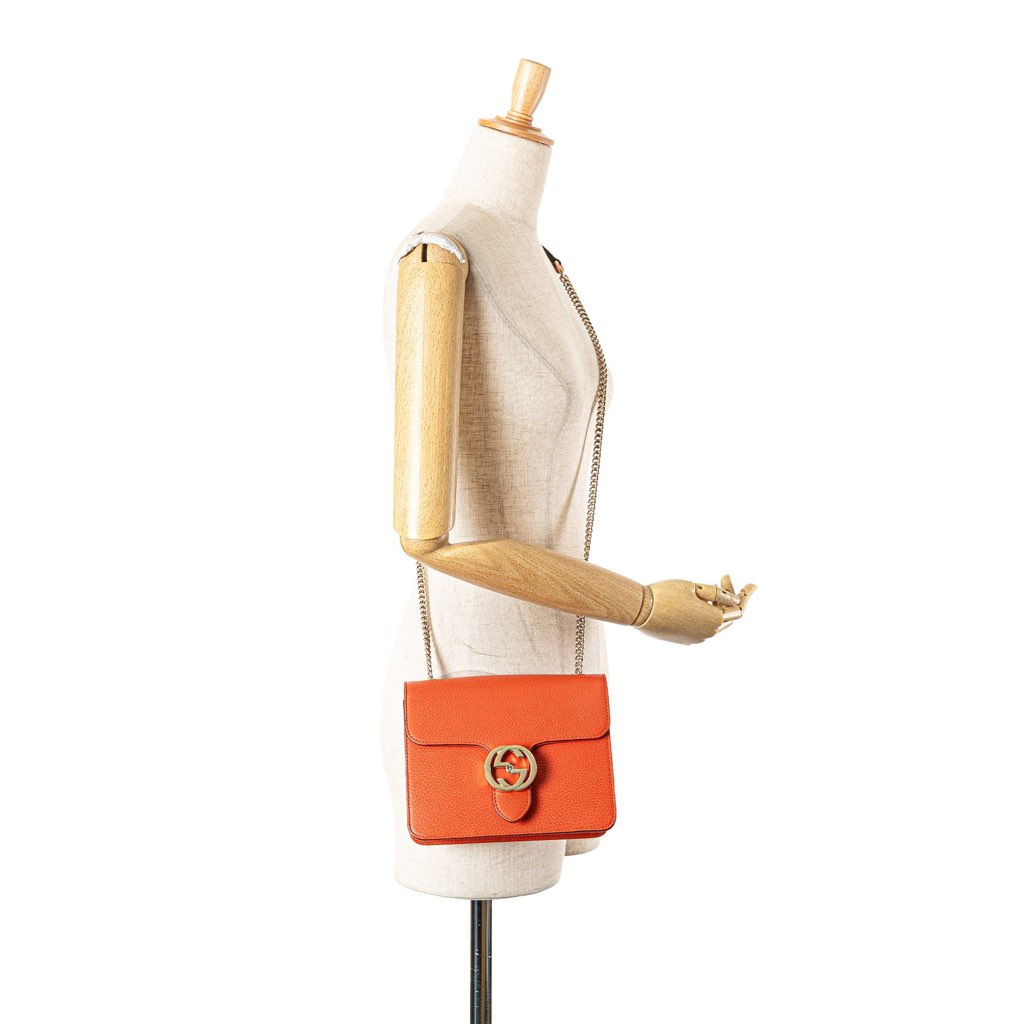 Gucci Small Dollar Calfskin Interlocking G Crossbody - Image 13