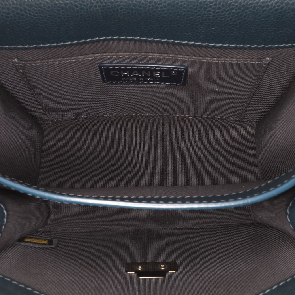 Chanel Mini Quilted Caviar CC Box Flap - 4