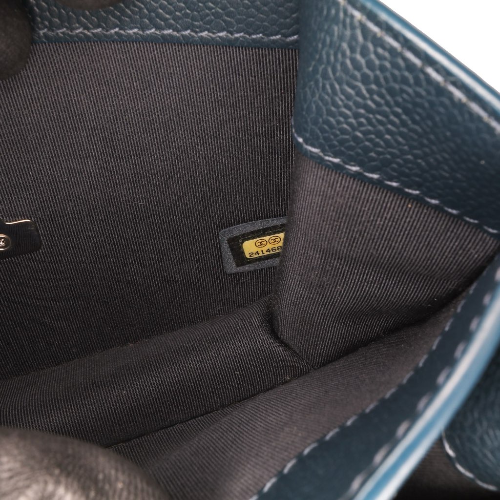 Chanel Mini Quilted Caviar CC Box Flap - 5