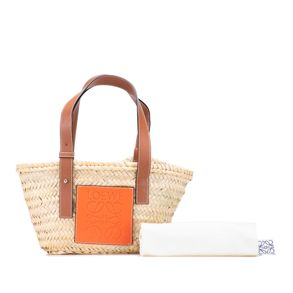 Loewe Small Raffia Basket Tote - Image 13
