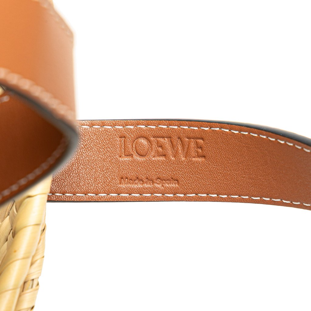 Loewe Small Raffia Basket Tote - Detail 1