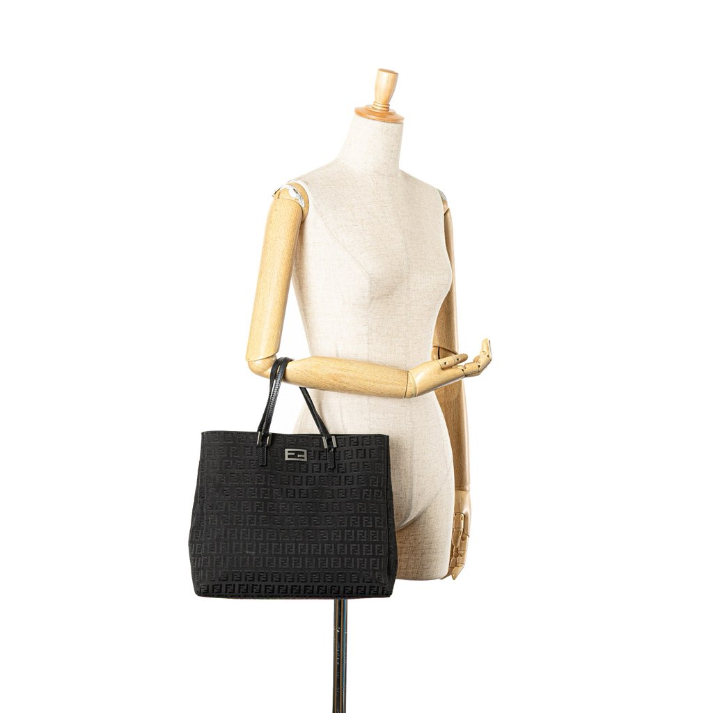 Fendi Zucchino Canvas Tote - Image 13