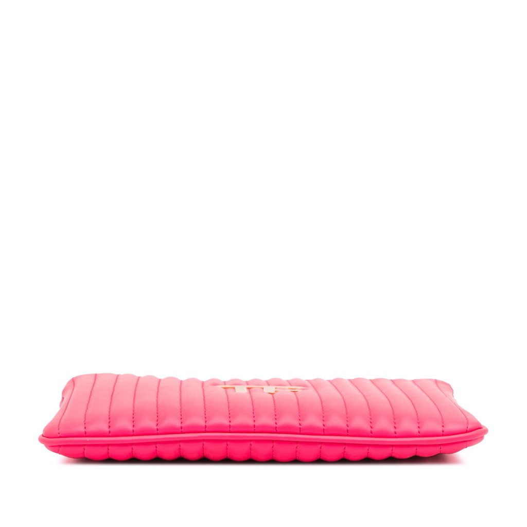 Tom Ford Quilted Calfskin TF Clutch - Image 6