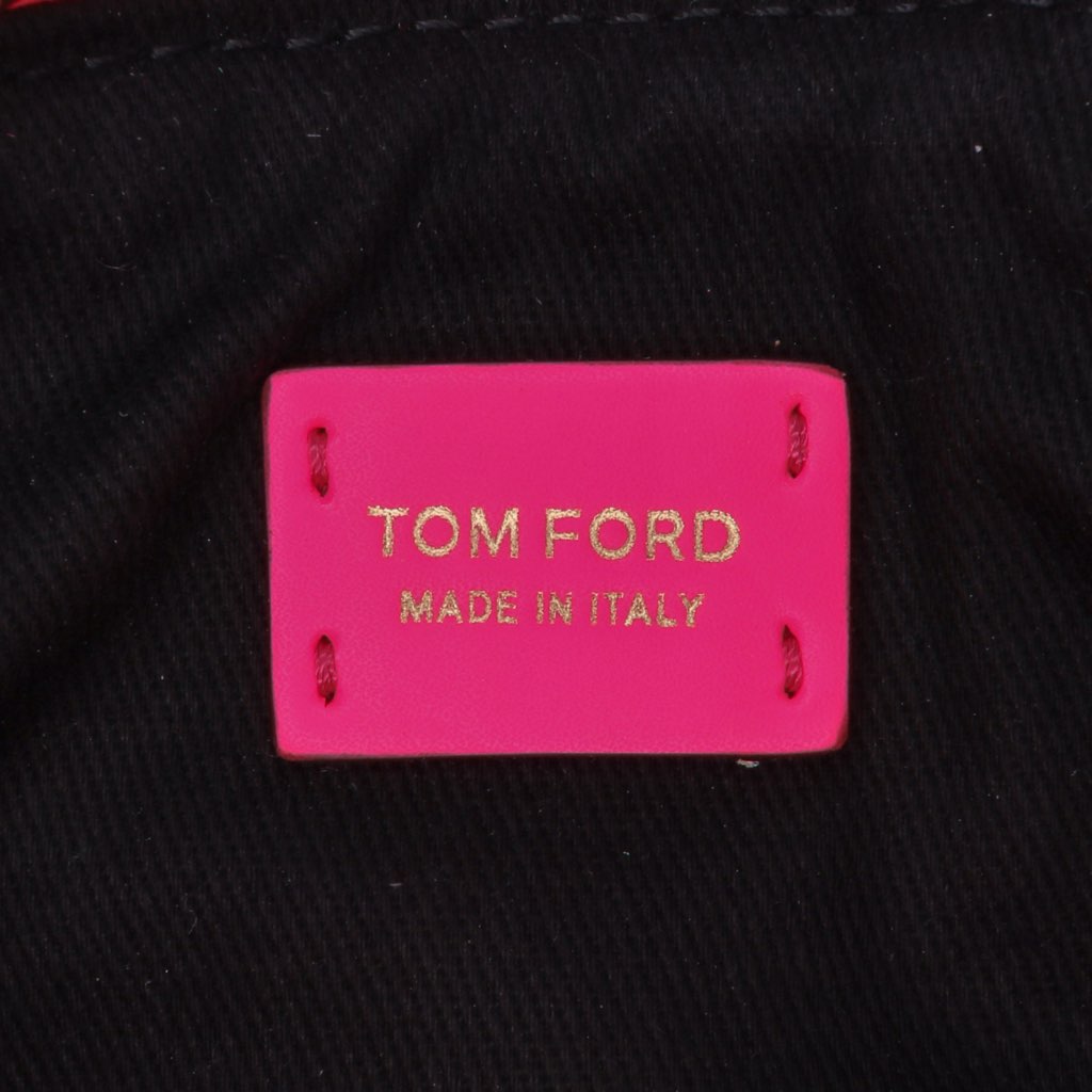 Tom Ford Quilted Calfskin TF Clutch - Side view