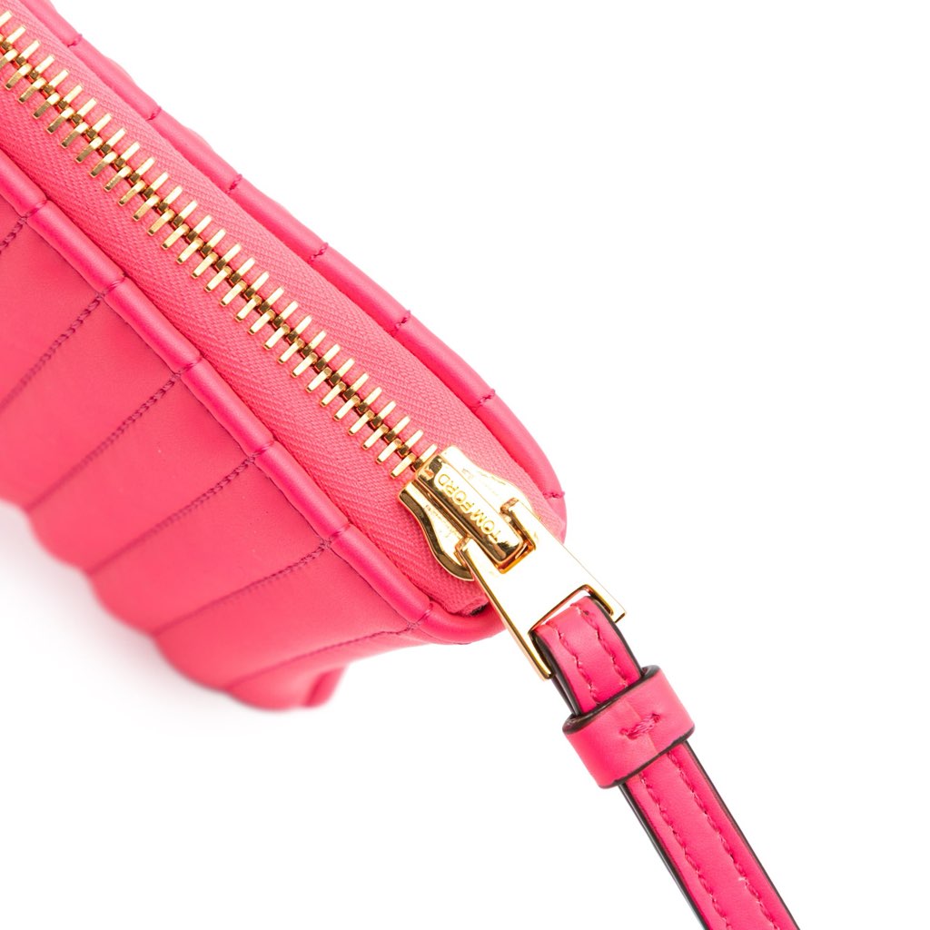 Tom Ford Quilted Calfskin TF Clutch - Detail 2