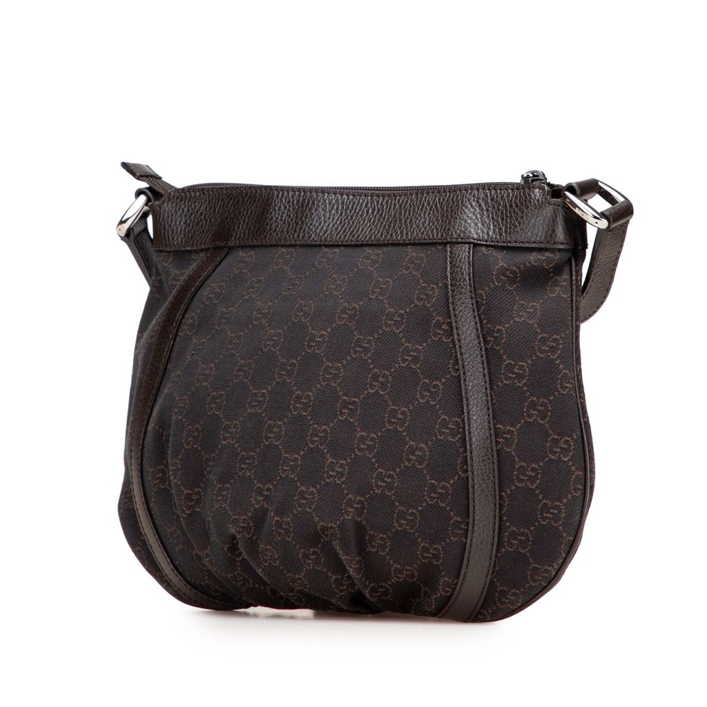 Gucci GG Canvas Abbey D Ring Crossbody - Back view