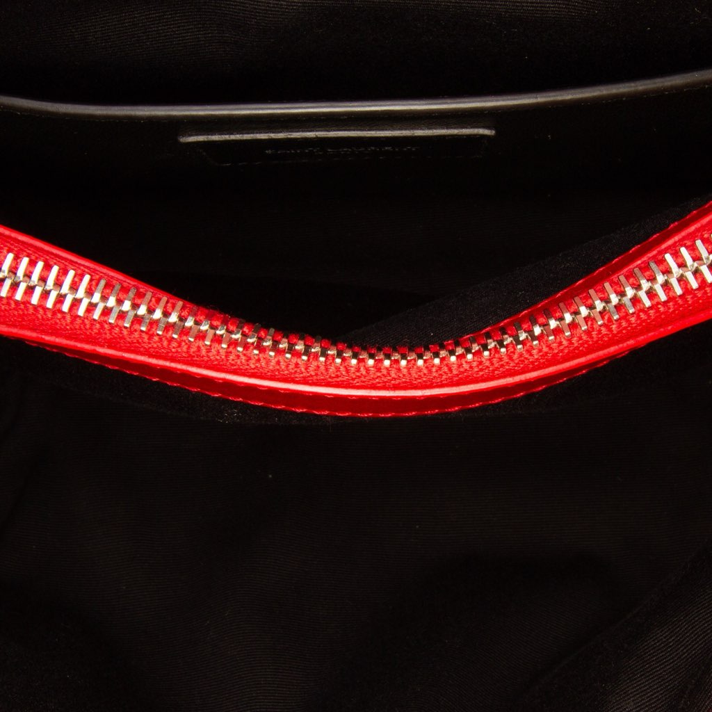 Saint Laurent Small Leather Monogram Loulou Crossbody - 4