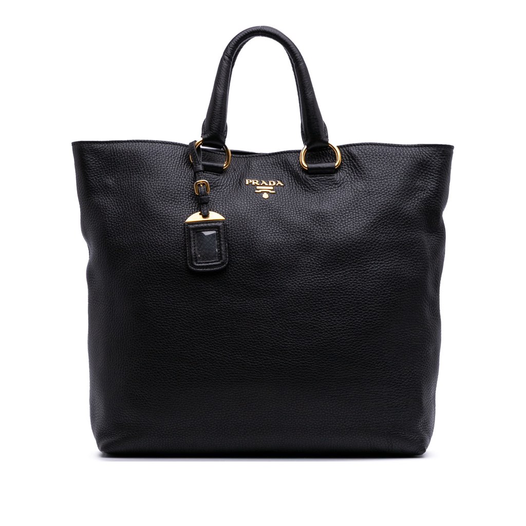 Prada Vitello Daino Open Convertible Tote