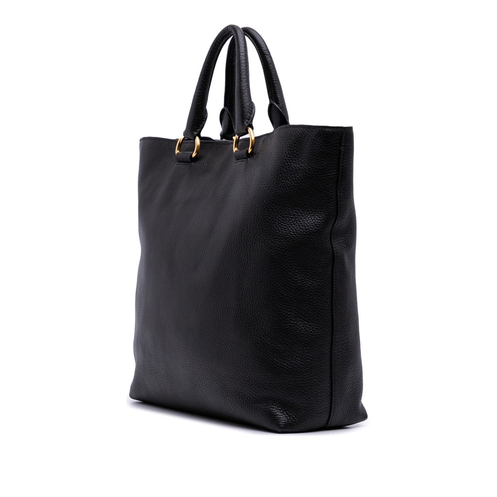 Prada Vitello Daino Open Convertible Tote - 2