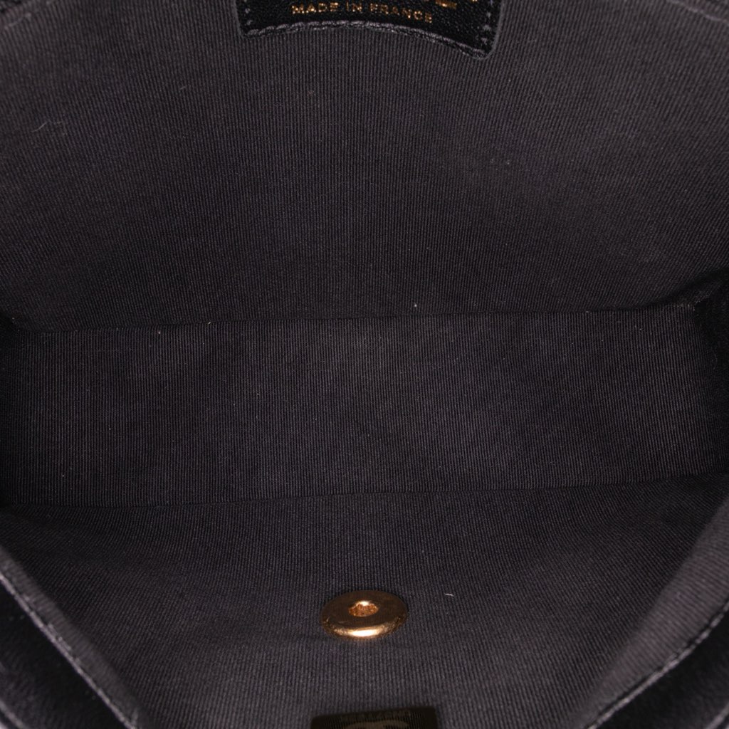 Chanel Mini Quilted Lambskin Bijoux Logo Chain Square Flap - 4