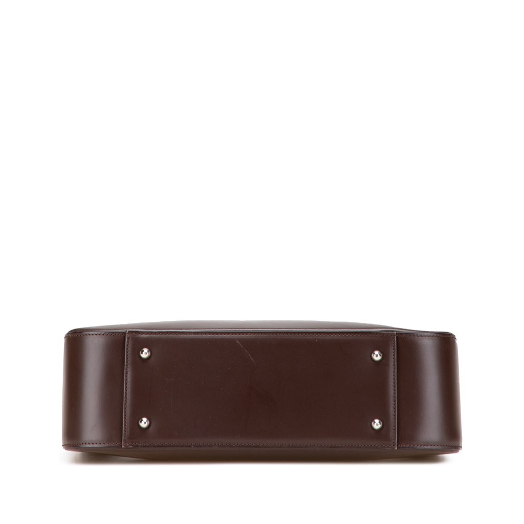 Burberry House Check Trimmed Leather Handbag - 3